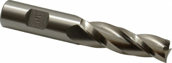 Made in USA KX-1009 Tapered End Mill: 1.5 &deg; per Side, 5/8" Small Dia, 2-1/4" LOC, 3 Flutes, High Speed Steel, Square End Image