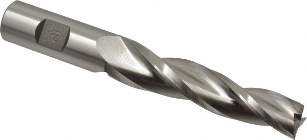 Made in USA KX-1013 Tapered End Mill: 1.5 &deg; per Side, 5/8" Small Dia, 3-1/4" LOC, 3 Flutes, High Speed Steel, Square End Image