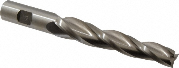 Made in USA KX-1017 Tapered End Mill: 1.5 &deg; per Side, 5/8" Small Dia, 4-1/4" LOC, 3 Flutes, High Speed Steel, Square End Image