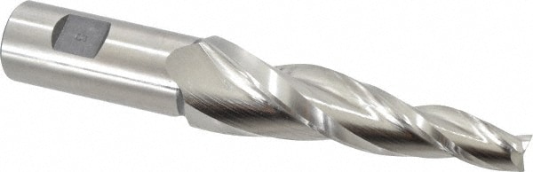 Made in USA O-816 Tapered End Mill: 5 ° per Side, 1/2" Small Dia, 4" LOC, 3 Flutes, High Speed Steel, Square End Image