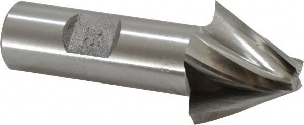 Made in USA X-604 Tapered End Mill: 25 ° per Side, 3/8" Small Dia, 1" LOC, 4 Flutes, High Speed Steel, Square End Image