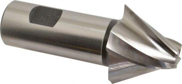 Made in USA X-805 Tapered End Mill: 25 ° per Side, 1/2" Small Dia, 1-1/4" LOC, 4 Flutes, High Speed Steel, Square End Image