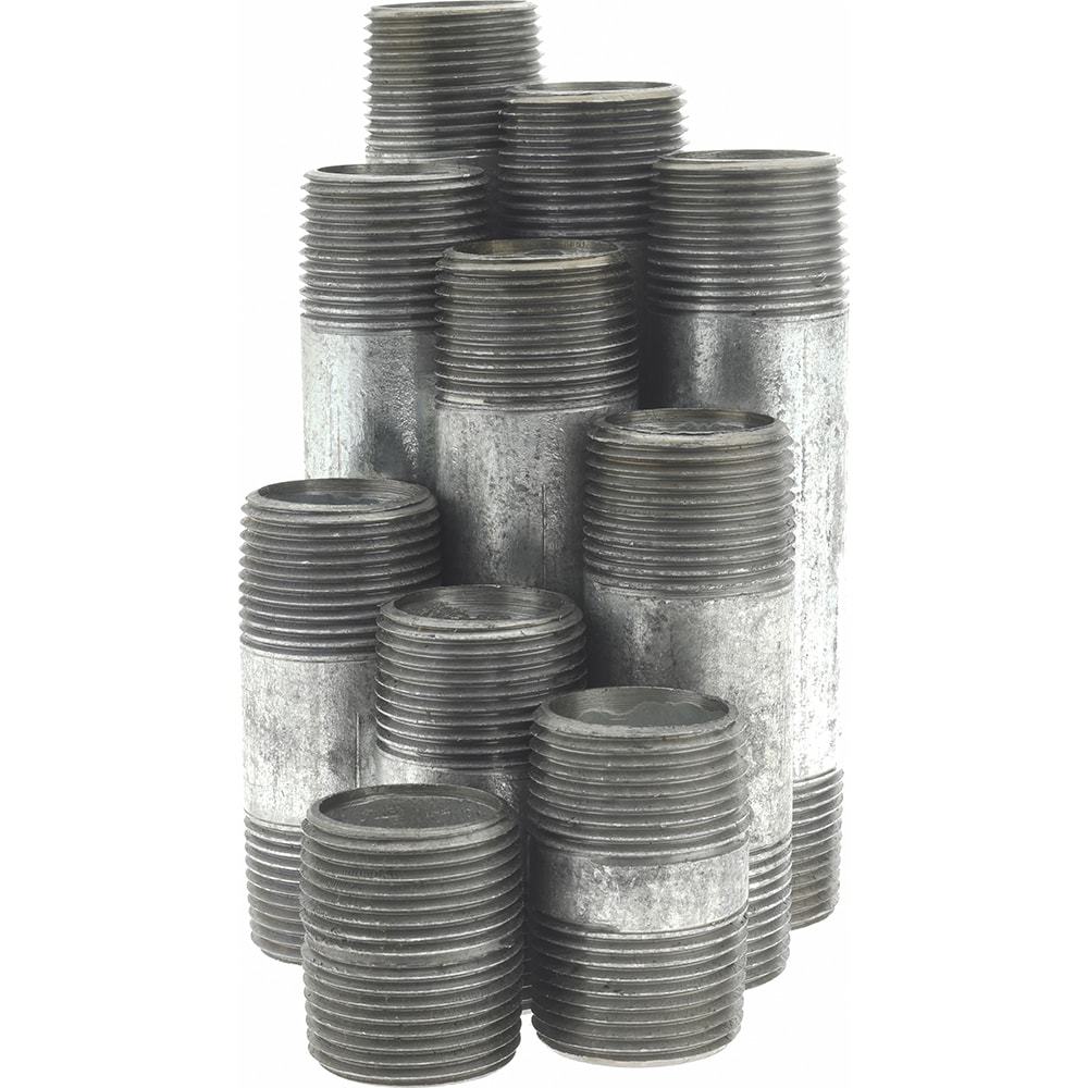 60 Piece, 1" Pipe, Galvanized Pipe Nipple Set