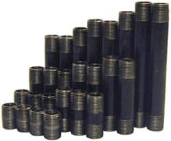 66 Piece, 3/4" Pipe, Black Finished Steel Pipe Nipple Set