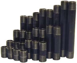 B&K Mueller 586-000 60 Piece, 1-1/4" Pipe, Black Finished Steel Pipe Nipple Set 