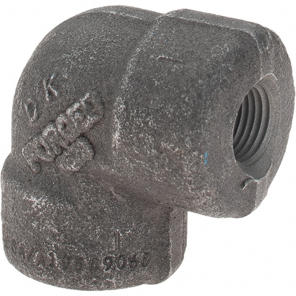 Black 90 ° Elbow: 1/8", Threaded