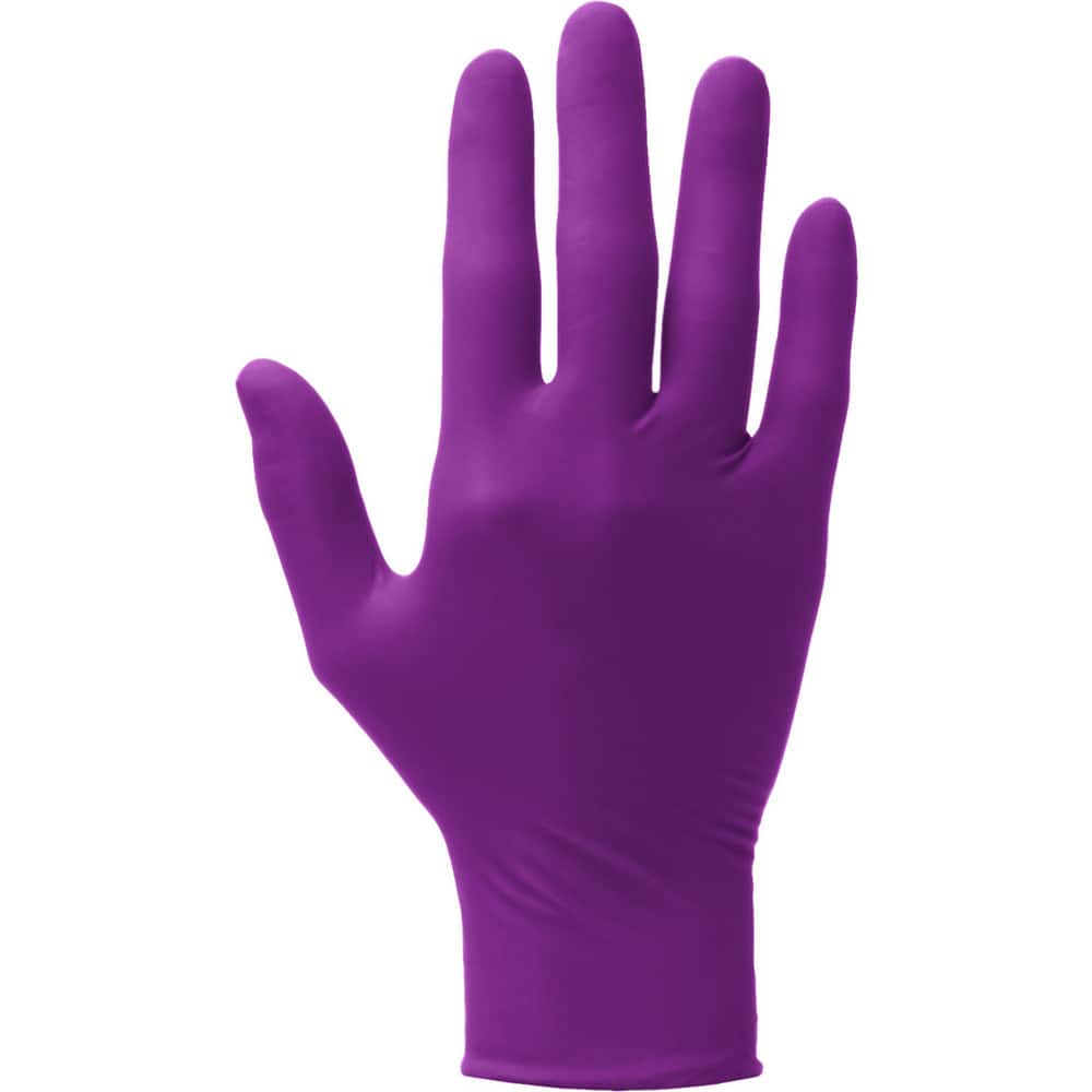 Disposable/Single Use Gloves; Primary Material: Nitrile ; Package Quantity: 100 ; Powdered: No ; Grade: Food; General Purpose ; Thickness (mil): 5.9000mil ; Finish: Smooth
