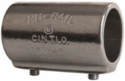 Hollaender 70-7 1-1/4" Pipe, Aluminum Alloy Straight Coupling Pipe Rail Fitting 