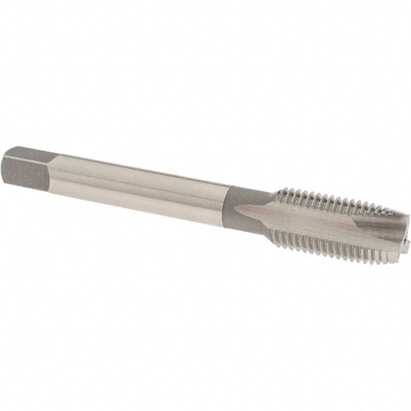 Spiral Point Tap: 7/16-20 UNF, 3 Flutes, Plug, High Speed Steel, Bright Finish
