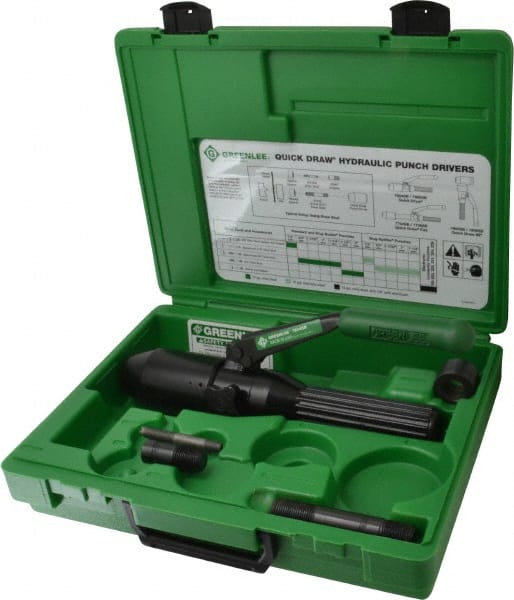 5 Piece, 22.5" Punch Hole Diam, Hydraulic Punch Driver Kit