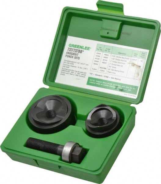 Greenlee - 2.914 Inch Hole Diameter x 2-1/2 Inch Hole Length x Round,  Knockout Punch Unit - 58423419 - MSC Industrial Supply