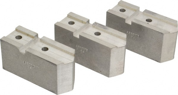 Abbott Workholding Products 7.5A Soft Lathe Chuck Jaw: Serrated 