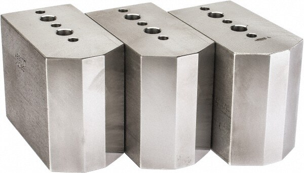 Soft Lathe Chuck Jaw: 7.75" Max Capacity, Northfield