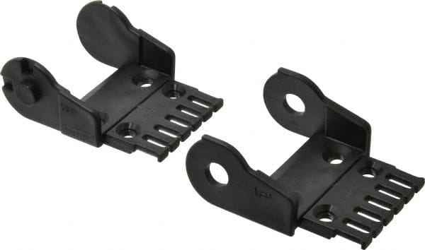 Igus 2050-12PZB 2.87 Inch Outside Width x 1.38 Inch Outside Height, Cable and Hose Carrier Plastic Open Mounting Bracket Set 