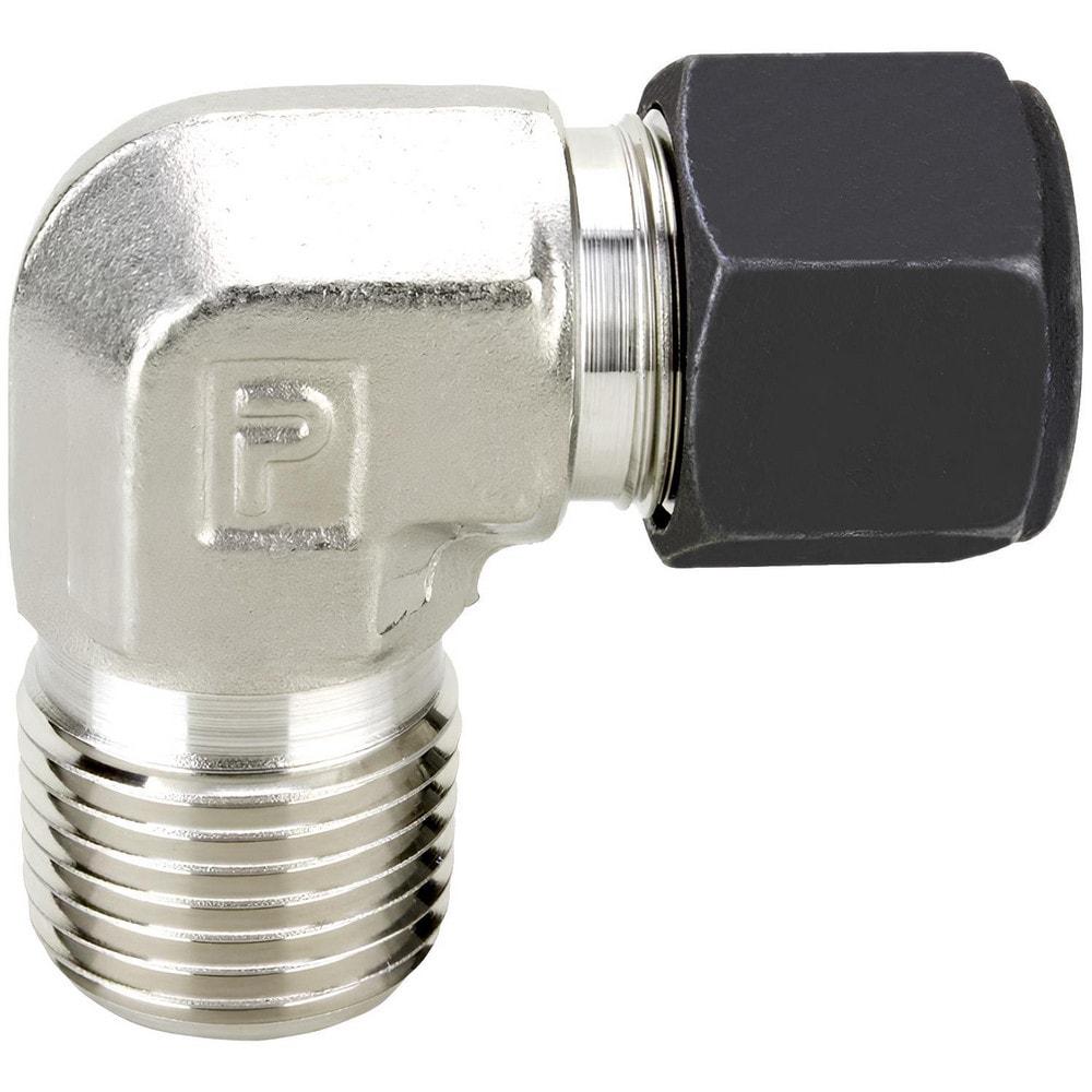 Compression Tube Male Elbow: 3/4" Thread, Compression x MNPT