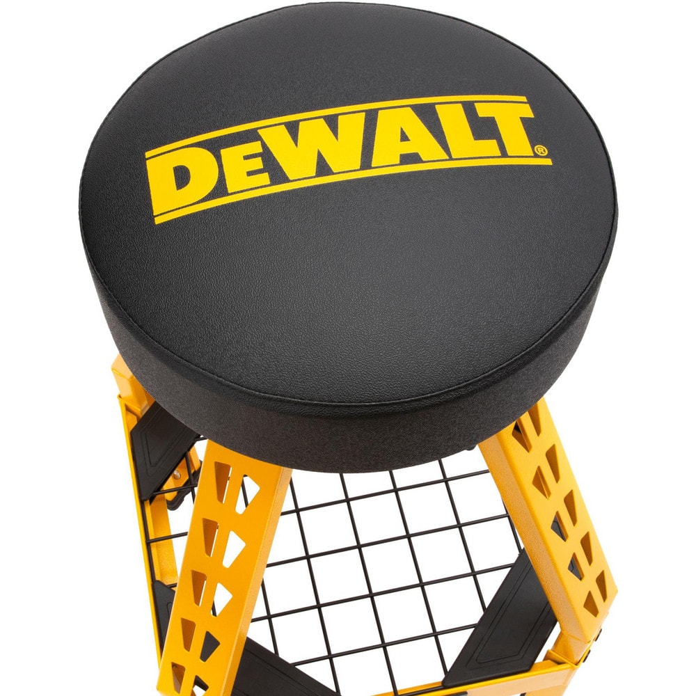 DeWALT Swivel & Adjustable Stools; Base Type Steel; Seat Material