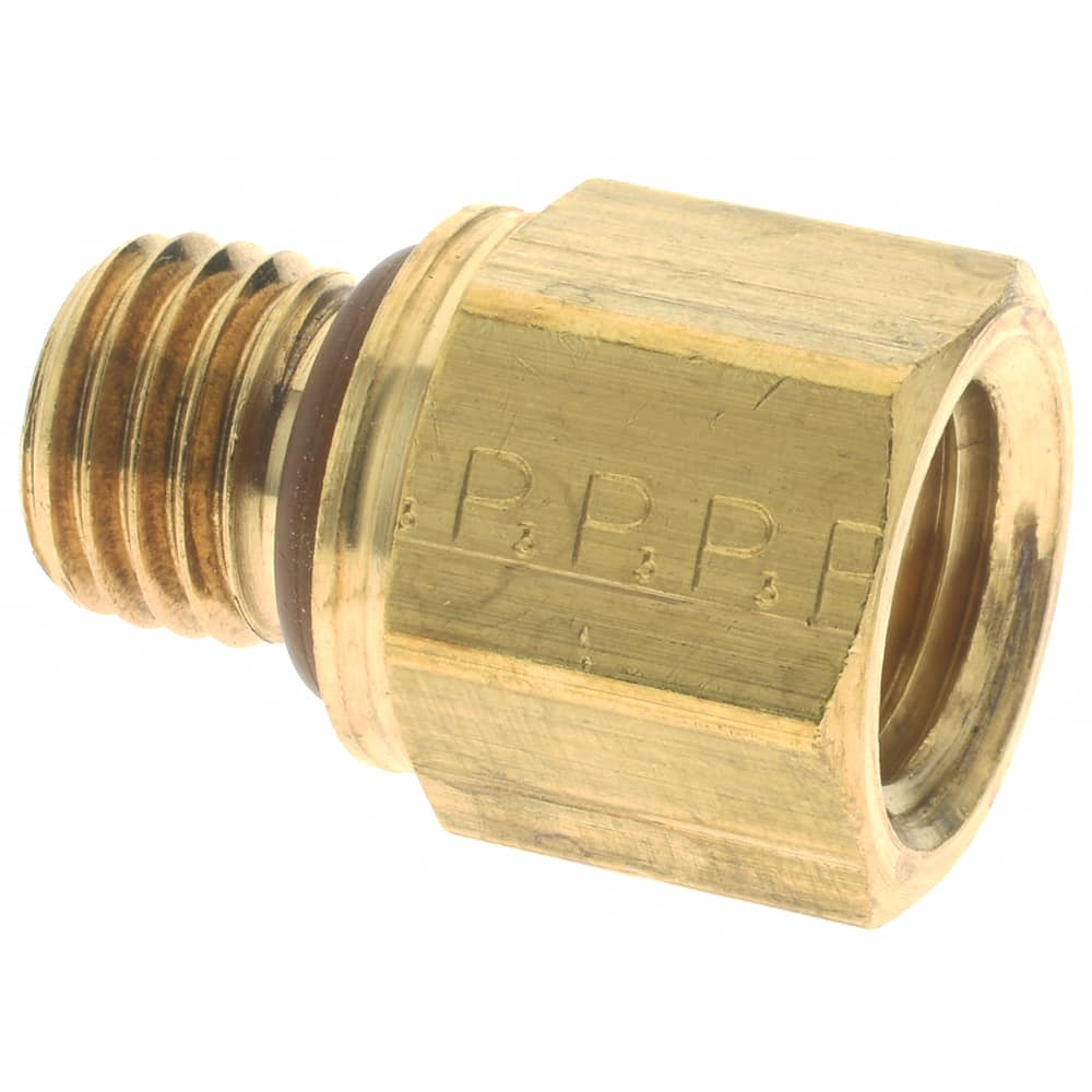 BSPP Increaser Male//Female 14 mm Hex Size Parker 0906 00 10 Adaptor Nickel Plated Brass G1//8