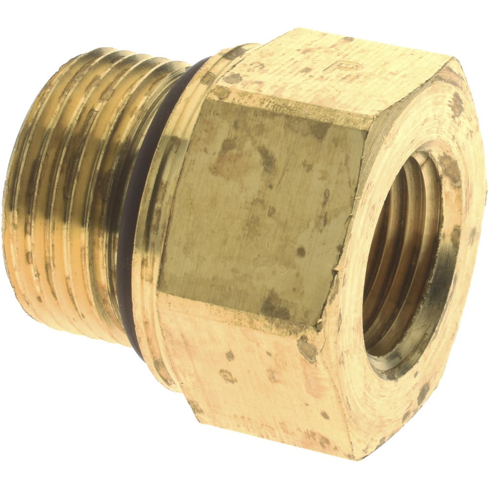 3/8 x M22 Pipe, 1,000 psi, Brass ISO Port Adapter