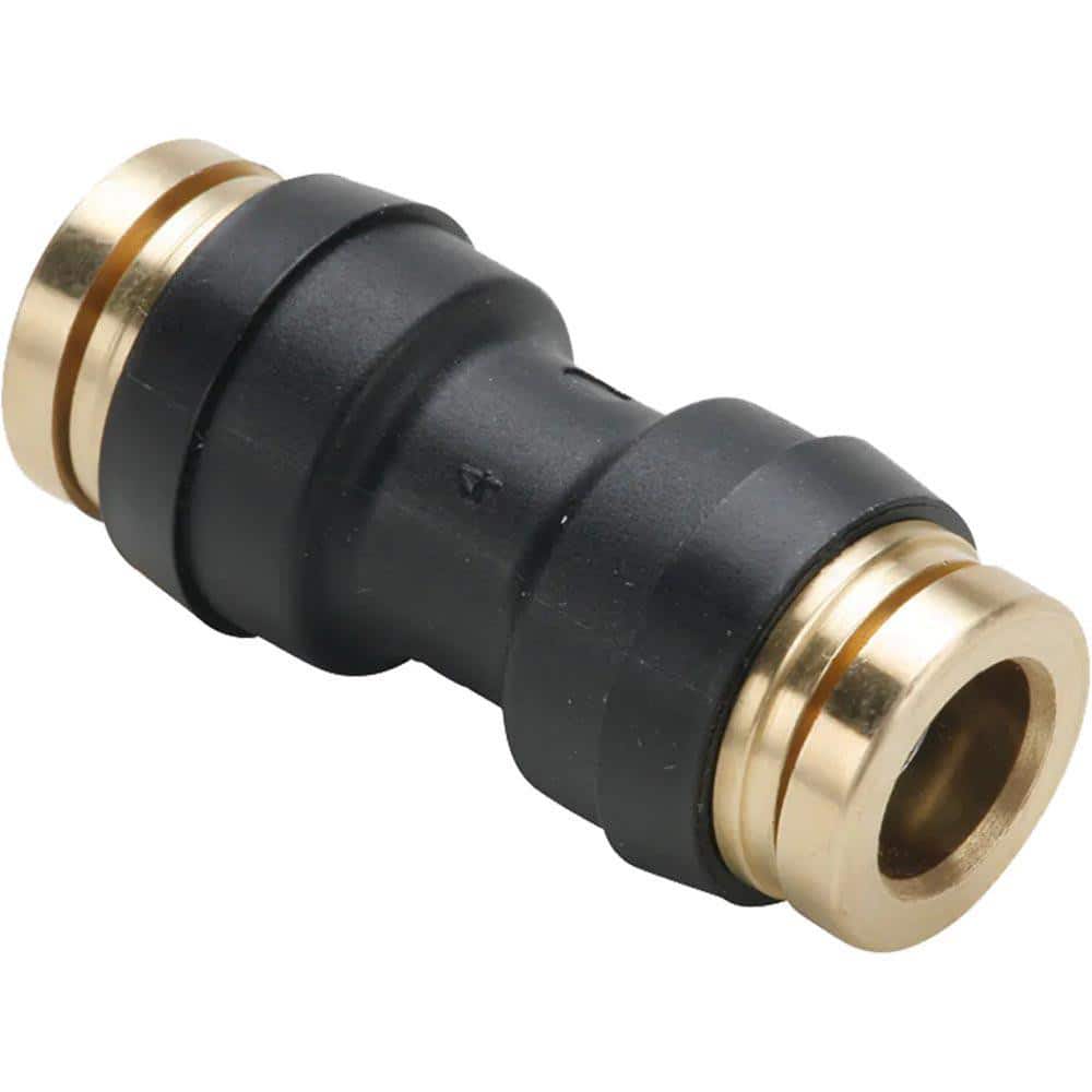 Push-To-Connect Tube to Tube Tube Fitting: Union, 5/8" OD
