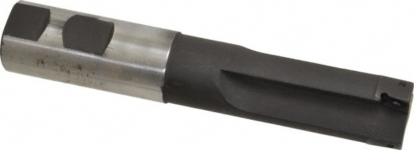 Cutting Tool Technologies ZEM-310XL 1" Cut Diam, 0.38" Max Depth, 1" Shank Diam, Weldon Shank, 5.51" OAL, Indexable Square-Shoulder End Mill 