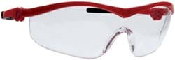 Safety Glass: Scratch-Resistant, Polycarbonate, Clear Lenses, Full-Framed, UV Protection