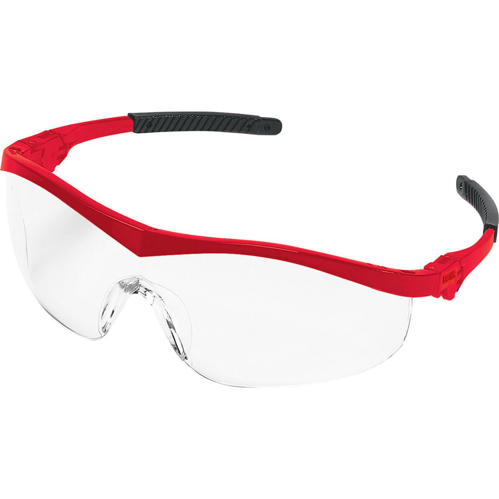 Safety Glass: Scratch-Resistant, Polycarbonate, Clear Lenses, Full-Framed, UV Protection