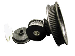 Timing Belt Pulleys; For Belt Trade Size: XL ; Pitch Diameter: 3.056mm; 3.056in (Decimal Inch); Material: Polycarbonate ; Flanged: Yes