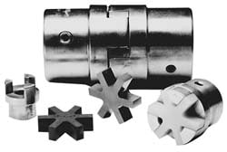 Boston Gear 8086 Flexible 3-Jaw Coupling Insert: Rubber, 1" Pipe 