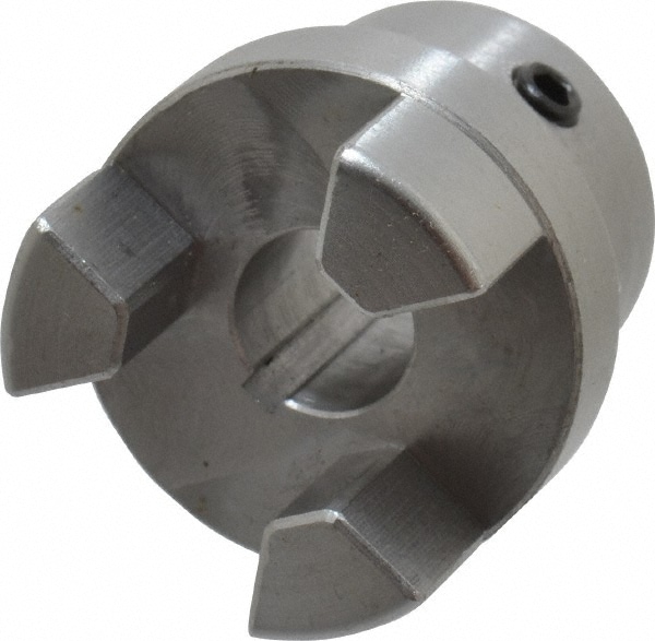 Flexible Coupling Half: Steel, 0.4375" Pipe, 2.32" OAL