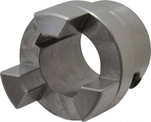 Flexible Coupling Half: Steel, 0.875" Pipe, 2.76" OAL