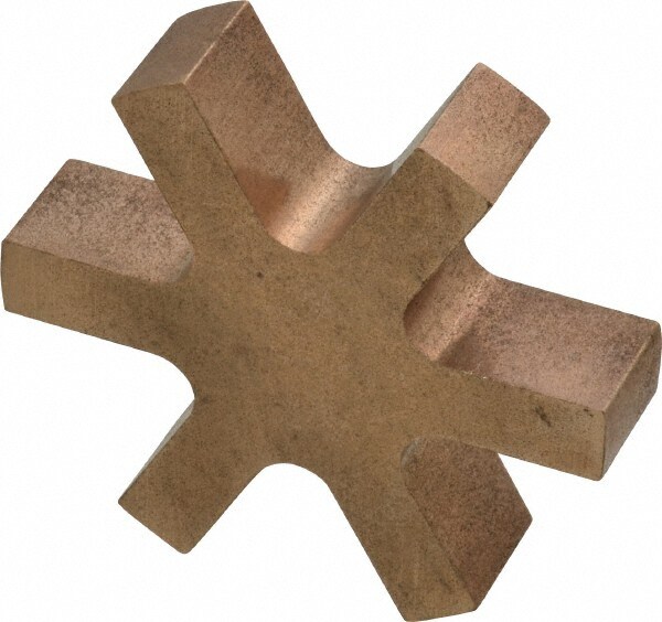 Flexible 3-Jaw Coupling Insert: Bronze, 3/4" Pipe