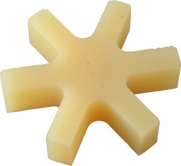 Flexible 3-Jaw Coupling Insert: Polyurethane, 3/4" Pipe