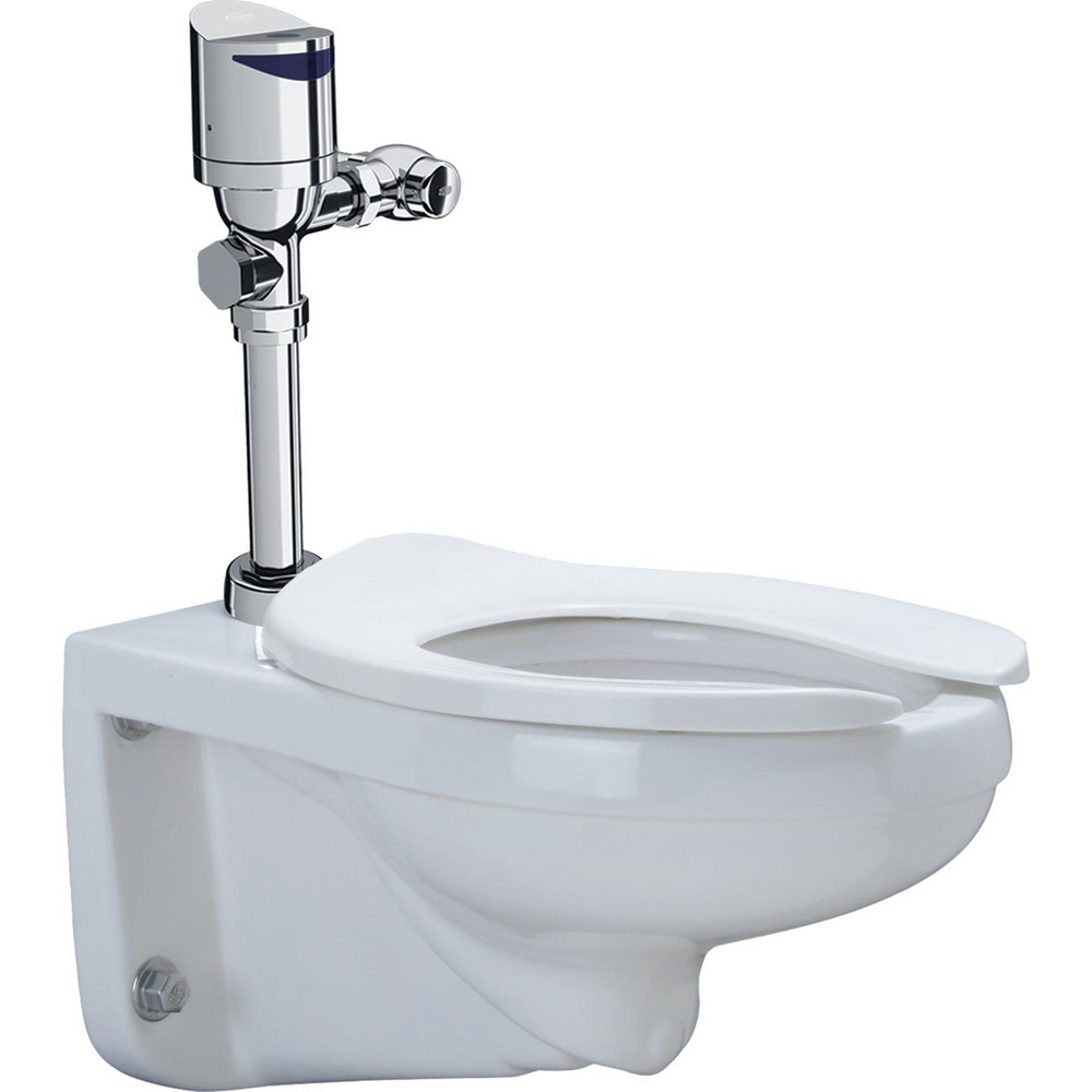 Zurn - Toilets; Bowl Shape: Elongated; Flush Style: Single Flush; Flush ...