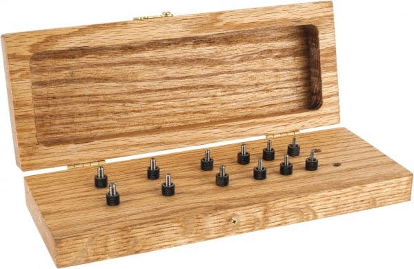 Tapped Hole Location Gage Sets; Thread Size Range: #2-56 to #8-32 ; Thread Size: #2-56; #4-40; #5-40; #6-32; #6-40; #8-32