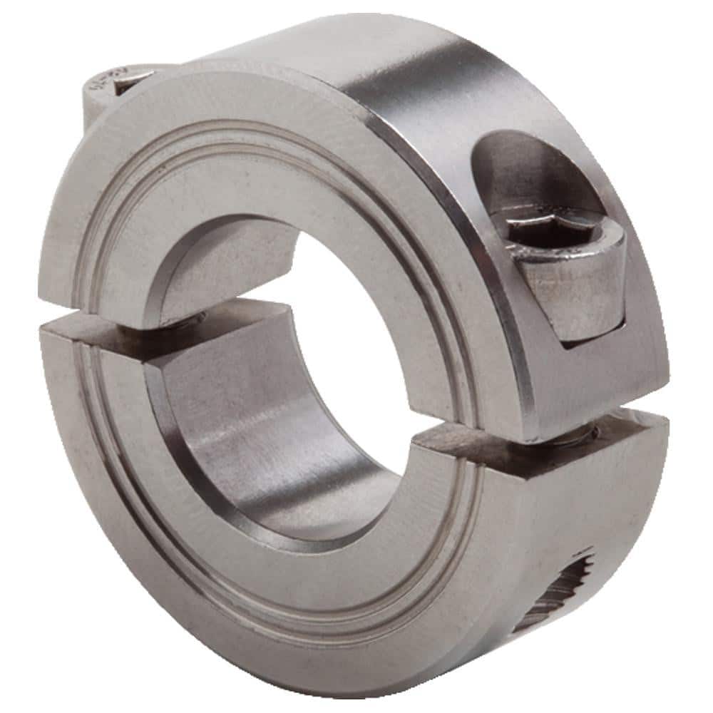 Climax Metal Products M2C-18-S Shaft Collar: Clamp, 1-1/2" OD, Stainless Steel 