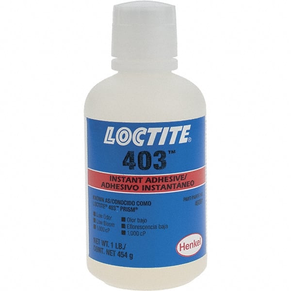LOCTITE 233675 Adhesive Glue: 1 lb Bottle, Clear 