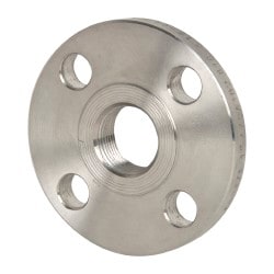 Merit Brass A435-16 1" Pipe, 4-1/4" OD, Stainless Steel, Threaded Pipe Flange Image