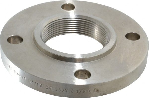 Merit Brass A435-48 3" Pipe, 7-1/2" OD, Stainless Steel, Threaded Pipe Flange 