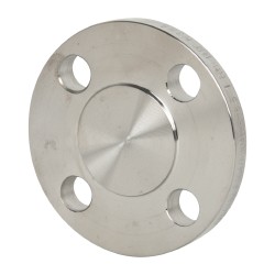 1" Pipe, 4-1/4" OD, Stainless Steel, Blind Pipe Flange