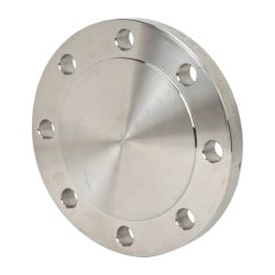 Merit Brass A435BL-64 4" Pipe, 9" OD, Stainless Steel, Blind Pipe Flange Image