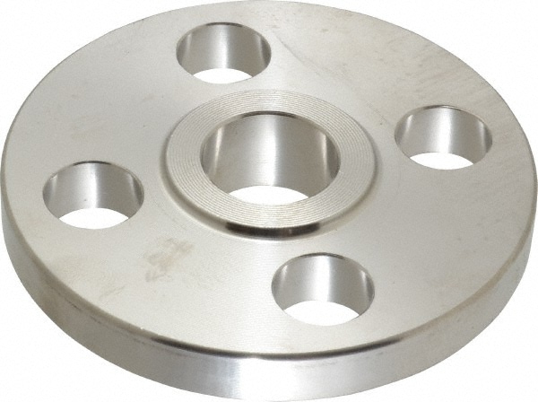 1/2" Pipe, 3-1/2" OD, Stainless Steel, Slip On Pipe Flange