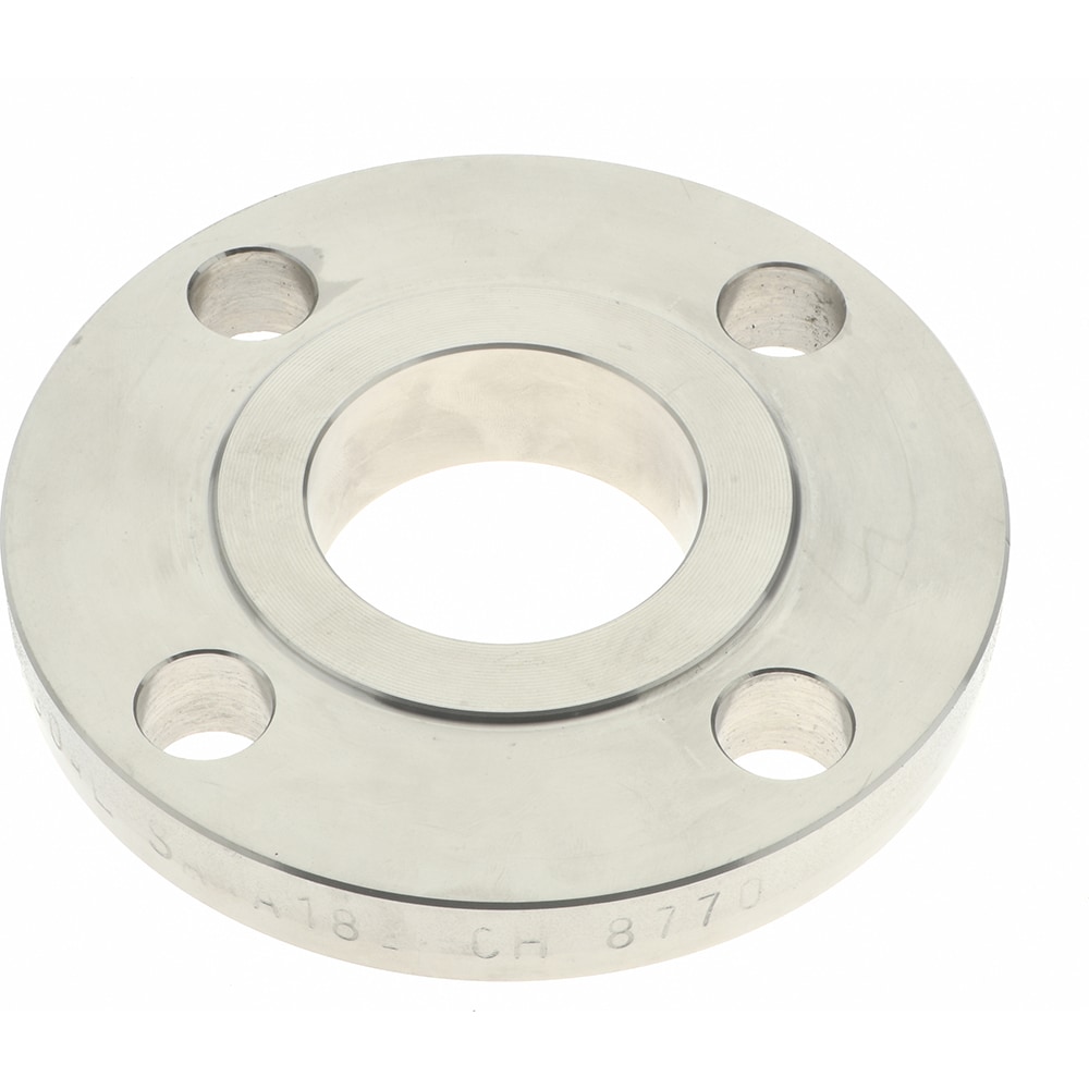 1-1/2" Pipe, 5" OD, Stainless Steel, Slip On Pipe Flange