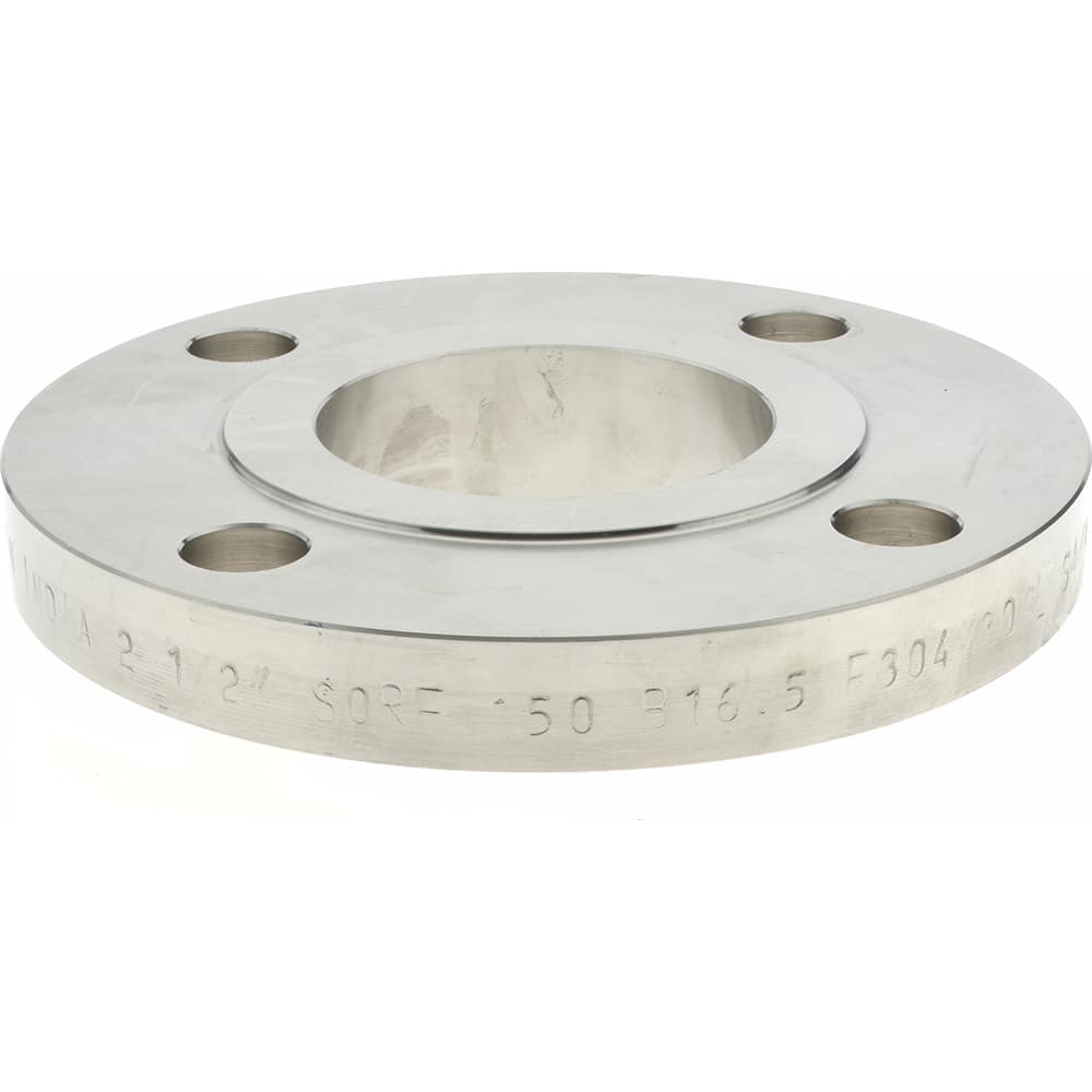 Merit Brass A450L-40 2-1/2" Pipe, 7" OD, Stainless Steel, Slip On Pipe Flange 