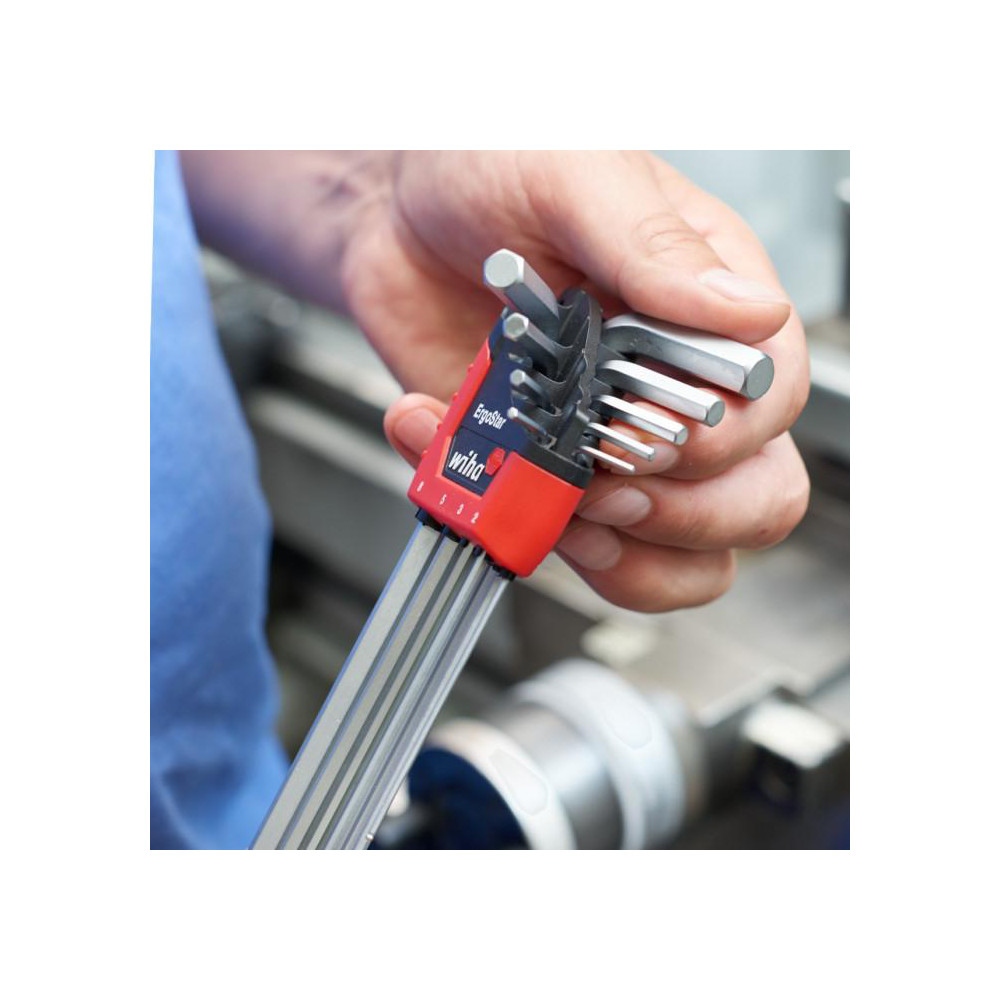 Wiha - 9 Piece L-Key Ball End Hex Key Set | MSC Direct
