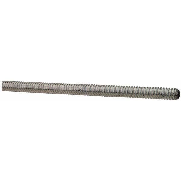 Threaded Rod: #4-40, 2' Long, Low Carbon Steel