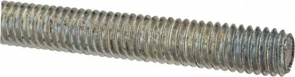 Threaded Rod: 3/8-16, 2' Long, Low Carbon Steel