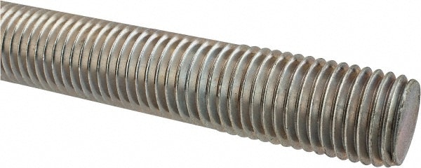 Made in USA 3162 Threaded Rod: 1-8, 2 Long, Low Carbon Steel Image