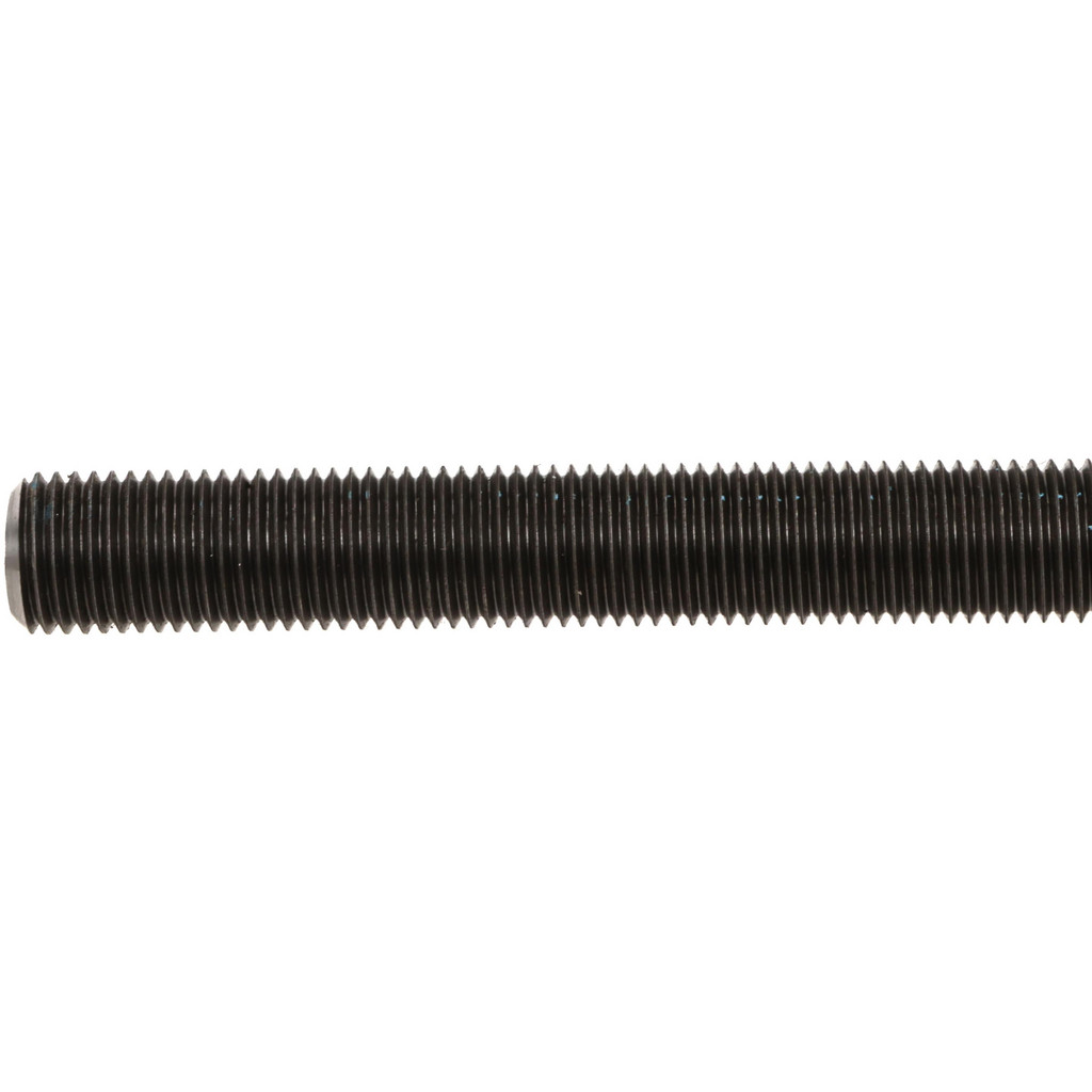 Made in USA General-Purpose Threaded Rod: 1-1/2-6, 2' OAL, Low-Carbon Steel, Plain & Oil Finish - UNC, Right Hand Thread, Grade 1008 | Part #11217