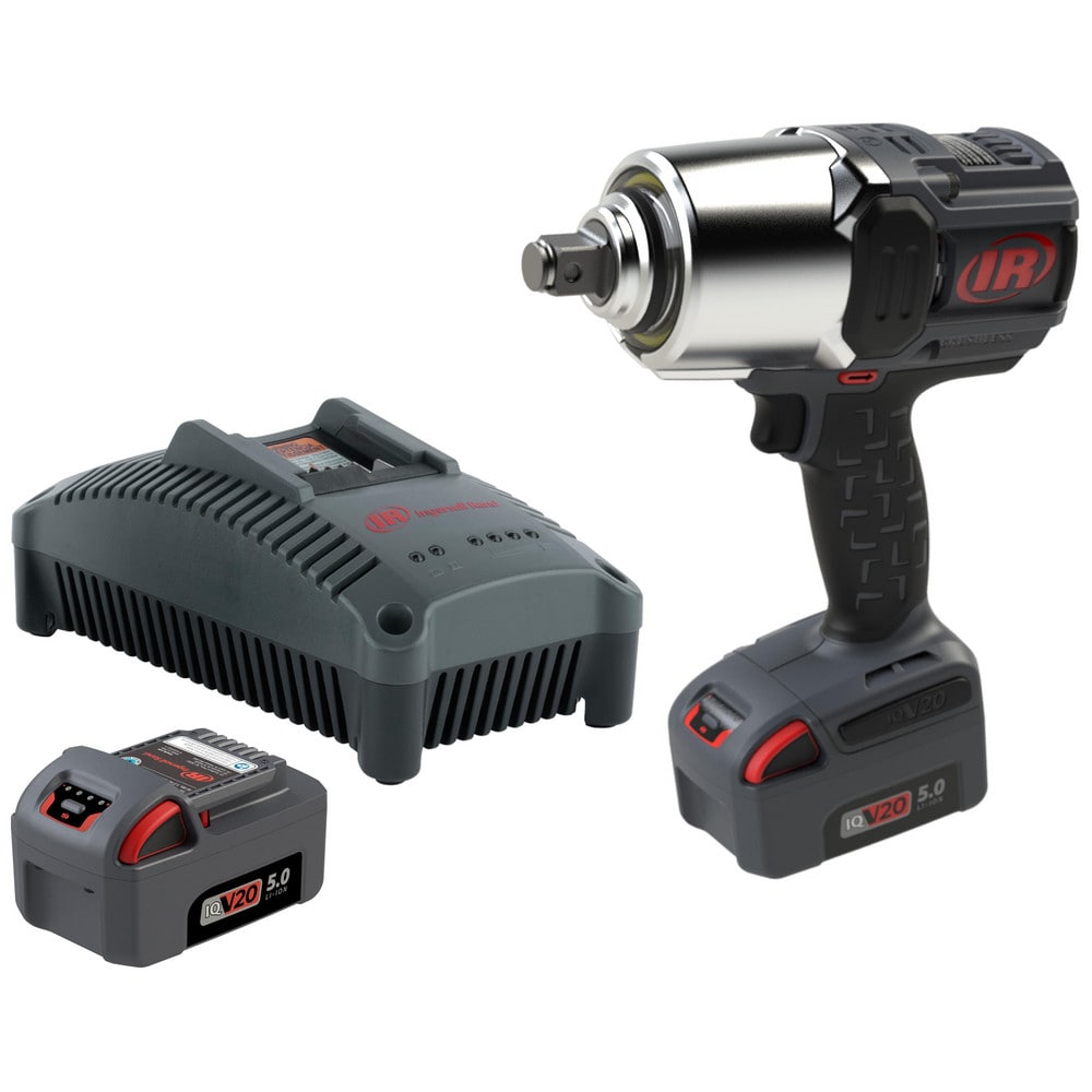 Cordless Impact Wrench: 20V, 3/4"" Drive, 2,450 BPM, 1,900 RPM - 2 IQV20 Battery Included, BC1121 | Part # - Ingersoll Rand W8171-K2