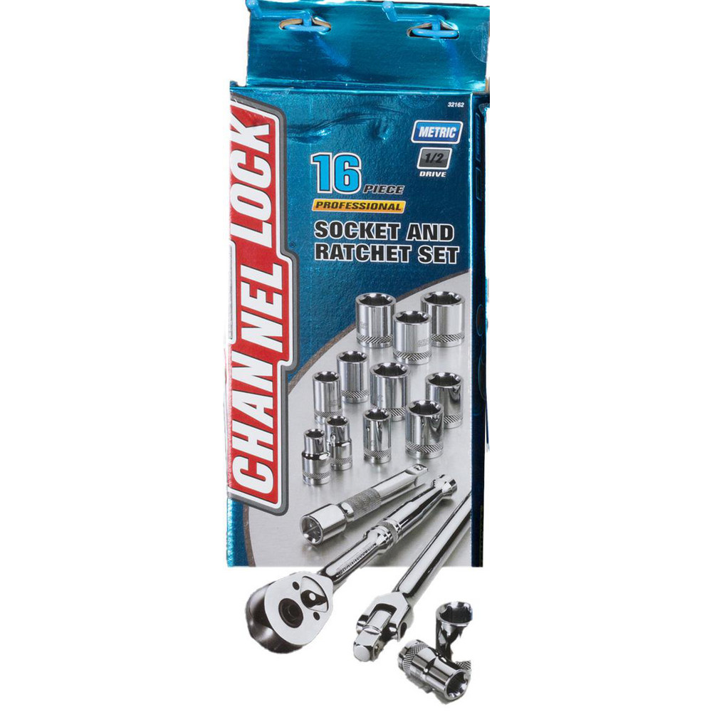 Channellock Socket Sets; Set Type Ratchet & Socket Set; Measurement